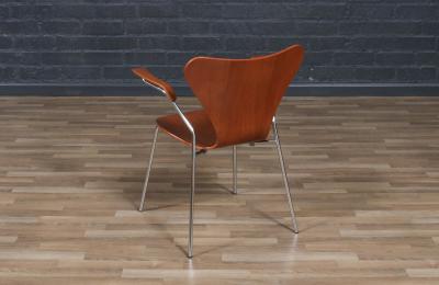 Arne Jacobsen Arne Jacobsen Series 7 Teak Desk Chair for Fritz Hansen