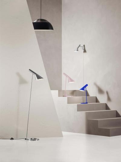 Arne Jacobsen Arne Jacobsen Special Edition AJ Wall Lights in Original Gray for Louis Poulsen