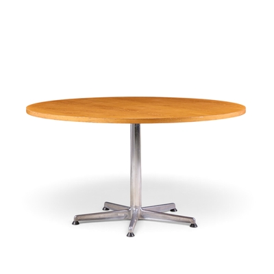Arne Jacobsen Arne Jacobsen Style Mid Century Teak Top Dining Table