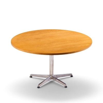 Arne Jacobsen Arne Jacobsen Style Mid Century Teak Top Dining Table