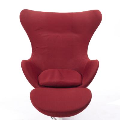 Arne Jacobsen Arne Jacobsen for Fritz Hansen Mid Century Egg Chair and Ottoman