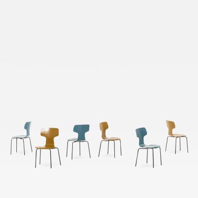 Arne Jacobsen Children T Chairs Produced by Fritz Hansen