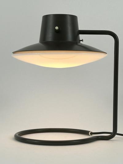 Arne Jacobsen Early Dark Brown Oxford Table Lamp by Arne Jacobsen for Louis Poulsen 1960s