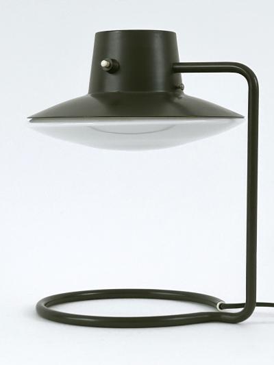 Arne Jacobsen Early Dark Brown Oxford Table Lamp by Arne Jacobsen for Louis Poulsen 1960s