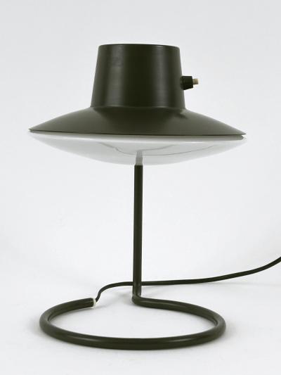 Arne Jacobsen Early Dark Brown Oxford Table Lamp by Arne Jacobsen for Louis Poulsen 1960s