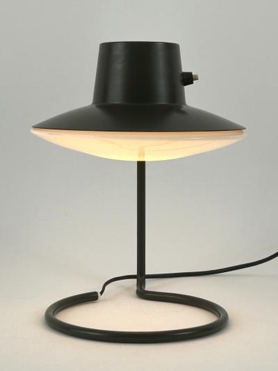 Arne Jacobsen Early Dark Brown Oxford Table Lamp by Arne Jacobsen for Louis Poulsen 1960s