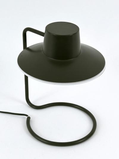 Arne Jacobsen Early Dark Brown Oxford Table Lamp by Arne Jacobsen for Louis Poulsen 1960s