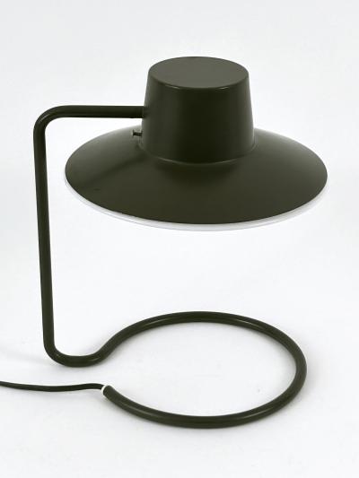 Arne Jacobsen Early Dark Brown Oxford Table Lamp by Arne Jacobsen for Louis Poulsen 1960s