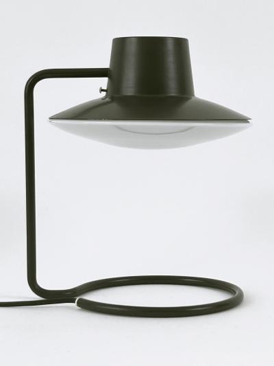 Arne Jacobsen Early Dark Brown Oxford Table Lamp by Arne Jacobsen for Louis Poulsen 1960s