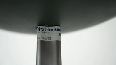 Arne Jacobsen Egg Chair and Ottoman by Arne Jacobsen for Fritz Hansen 2000s