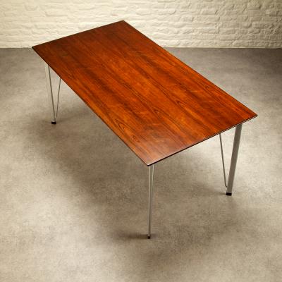Arne Jacobsen Model 3605 Desk in Rosewood by Arne Jacobsen for Fritz Hansen Denmark 1960s