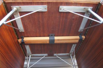 Arne Jacobsen Teak Drop Leaf Dining Table Model 3601 by Arne Jacobsen for Fritz Hansen