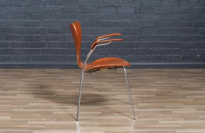 Arne Jacobsen Vintage Arne Jacobsen Series 7 Teak Desk Chair for Fritz Hansen