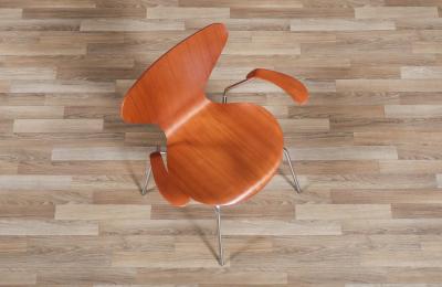 Arne Jacobsen Vintage Arne Jacobsen Series 7 Teak Desk Chair for Fritz Hansen