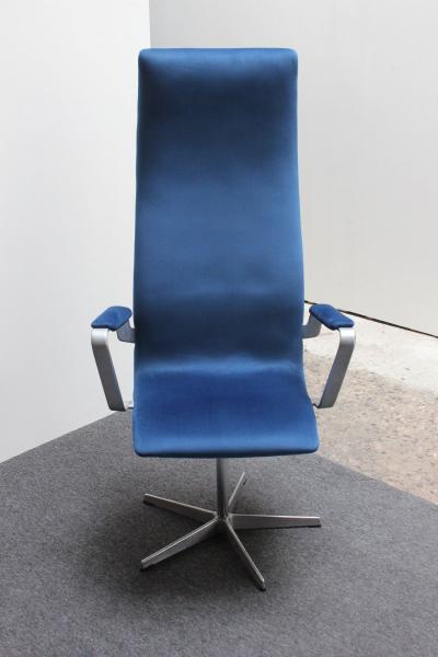 Arne Jacobsen Vintage Arne Jacobsen for Fritz Hansen Oxford Swivel Desk Arm Chair