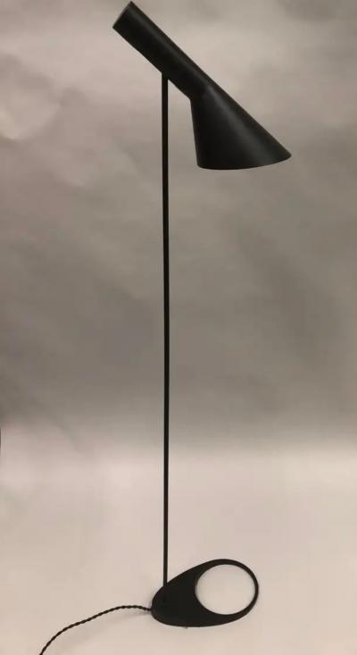 Arne Jacobsen Vintage Scandinavian Modern AJ Floor Lamp by Arne Jacobsen for Louis Poulsen