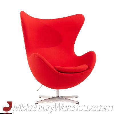 Arne Jacobsen for Fritz Hansen Mid Century Egg Chair Pair