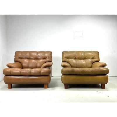 Arne Norell 1960s Arne Norell Leather Mexico Lounge Chair