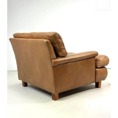 Arne Norell 1960s Arne Norell Leather Mexico Lounge Chair