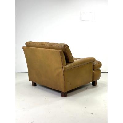 Arne Norell 1960s Arne Norell Leather Mexico Lounge Chair