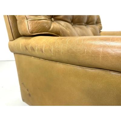 Arne Norell 1960s Arne Norell Leather Mexico Lounge Chair