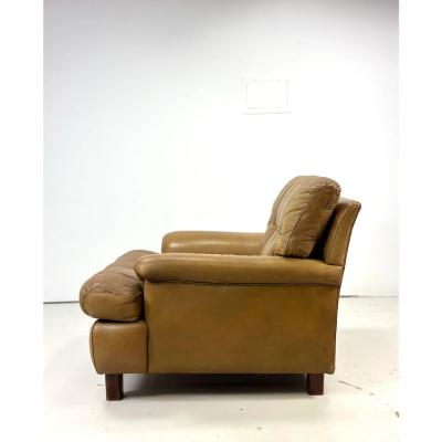 Arne Norell 1960s Arne Norell Leather Mexico Lounge Chair