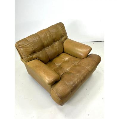 Arne Norell 1960s Arne Norell Leather Mexico Lounge Chair