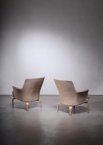 Arne Norell Arne Norell pair of Pilot lounge chairs Sweden