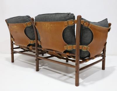 Arne Norell Midcentury Modern Settee Model Ilona by Arne Norell 1960s