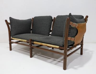 Arne Norell Midcentury Modern Settee Model Ilona by Arne Norell 1960s