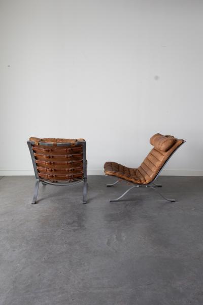 Arne Norell Pair of Ari Lounge Chairs by Arne Norell 1966