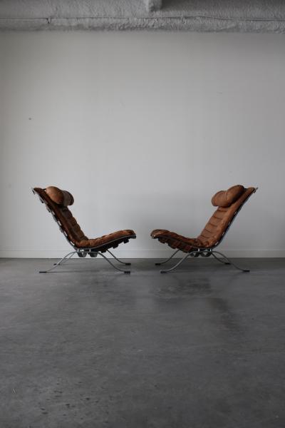 Arne Norell Pair of Ari Lounge Chairs by Arne Norell 1966