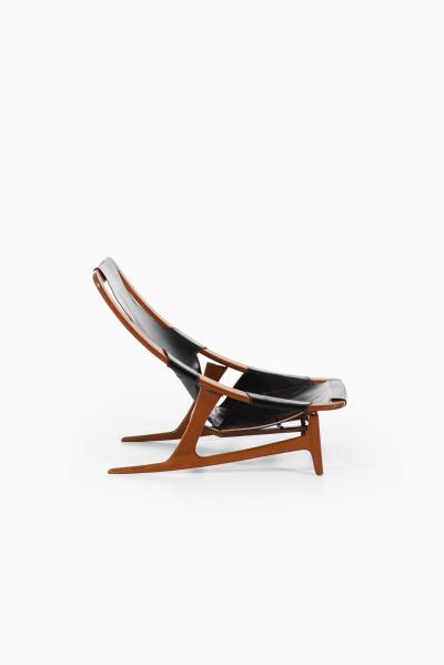 Arne Tidemand Ruud Lounge Chair Model Holmenkollen Produced by Norcraft