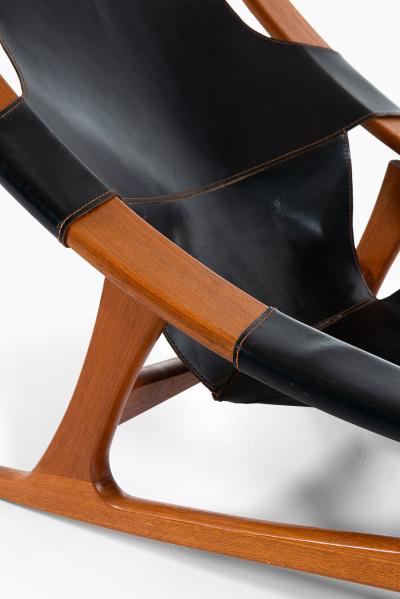 Arne Tidemand Ruud Lounge Chair Model Holmenkollen Produced by Norcraft