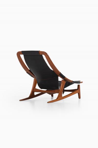 Arne Tidemand Ruud Lounge Chair Model Holmenkollen Produced by Norcraft