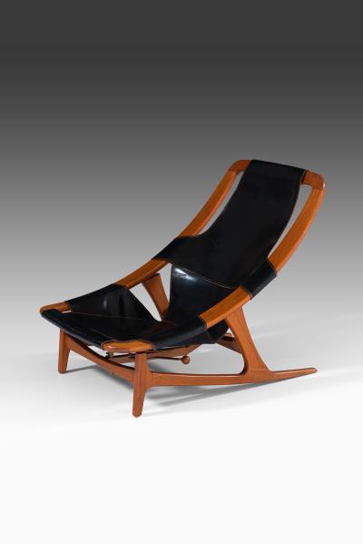 Arne Tidemand Ruud Lounge Chair Model Holmenkollen Produced by Norcraft