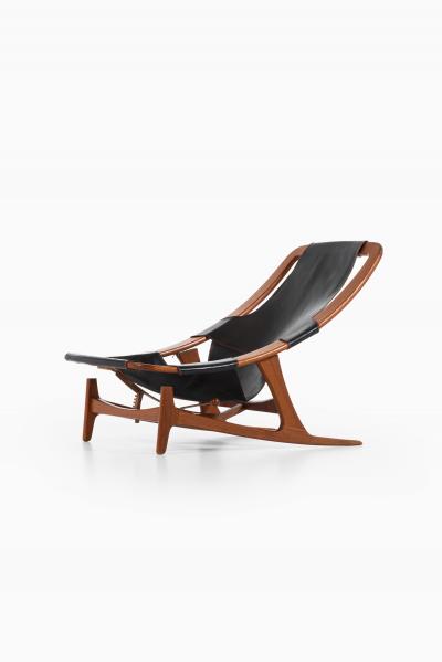 Arne Tidemand Ruud Lounge Chair Model Holmenkollen Produced by Norcraft