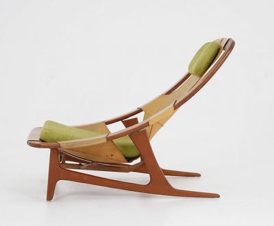 Arne Tidemand Ruud Scandinavian Lounge Chair Holmenkollen by Arne Tidemand Ruud