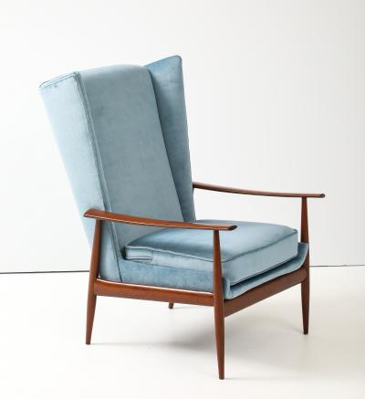 Arne Vodder 1950s Arne Vodder Attributed Wing back Teak Lounge Chair