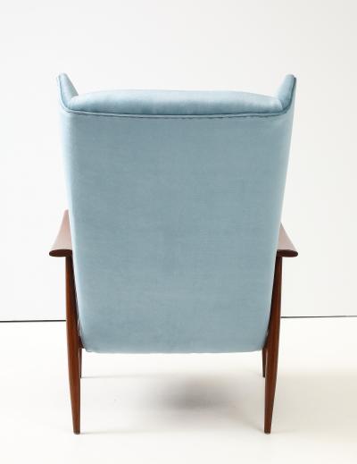 Arne Vodder 1950s Arne Vodder Attributed Wing back Teak Lounge Chair