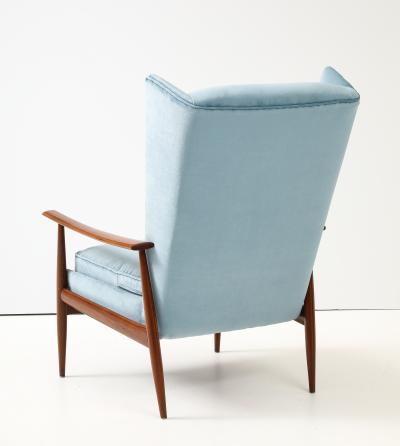 Arne Vodder 1950s Arne Vodder Attributed Wing back Teak Lounge Chair