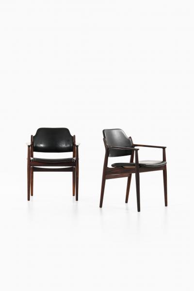 Arne Vodder Armchairs Model 62A Produced by Sibast