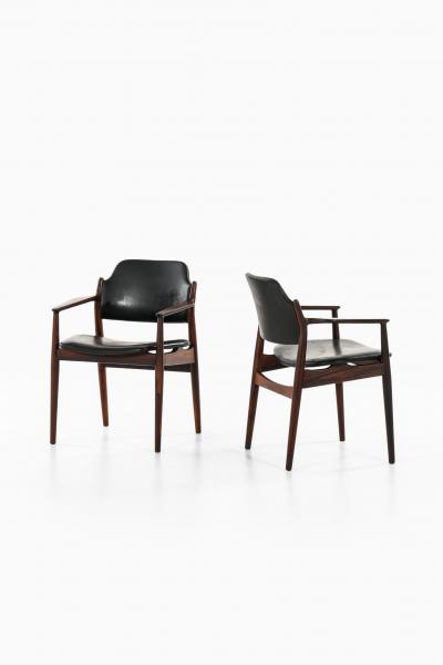 Arne Vodder Armchairs Model 62A Produced by Sibast