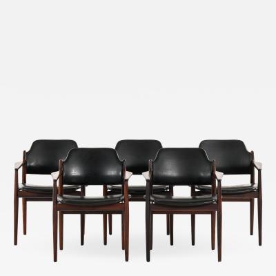 Arne Vodder Armchairs Model 62A Produced by Sibast