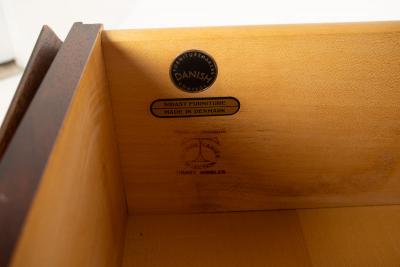 Arne Vodder Arne Vodder Brazilian Rosewood Dresser with Sculptural Drawer Fronts