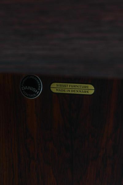 Arne Vodder Arne Vodder Desk in Rosewood by Sibast M belfabrik 1960s