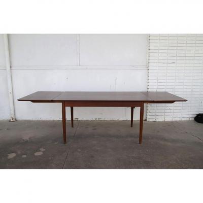 Arne Vodder Arne Vodder George Tanier Siebart Mobler Extendable Dining Table Ck Dims