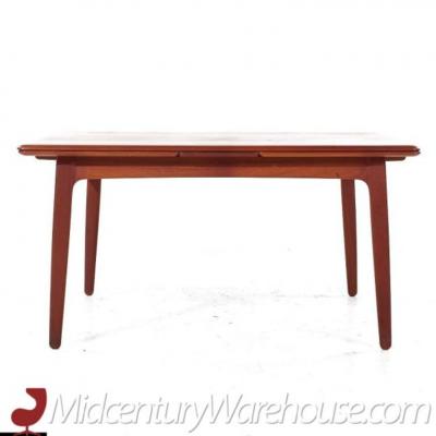 Arne Vodder Arne Vodder Mid Century Danish Teak Hidden Leaf Dining Table