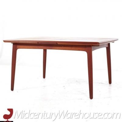 Arne Vodder Arne Vodder Mid Century Danish Teak Hidden Leaf Dining Table