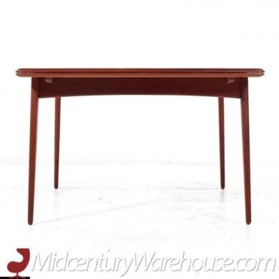 Arne Vodder Arne Vodder Mid Century Danish Teak Hidden Leaf Dining Table